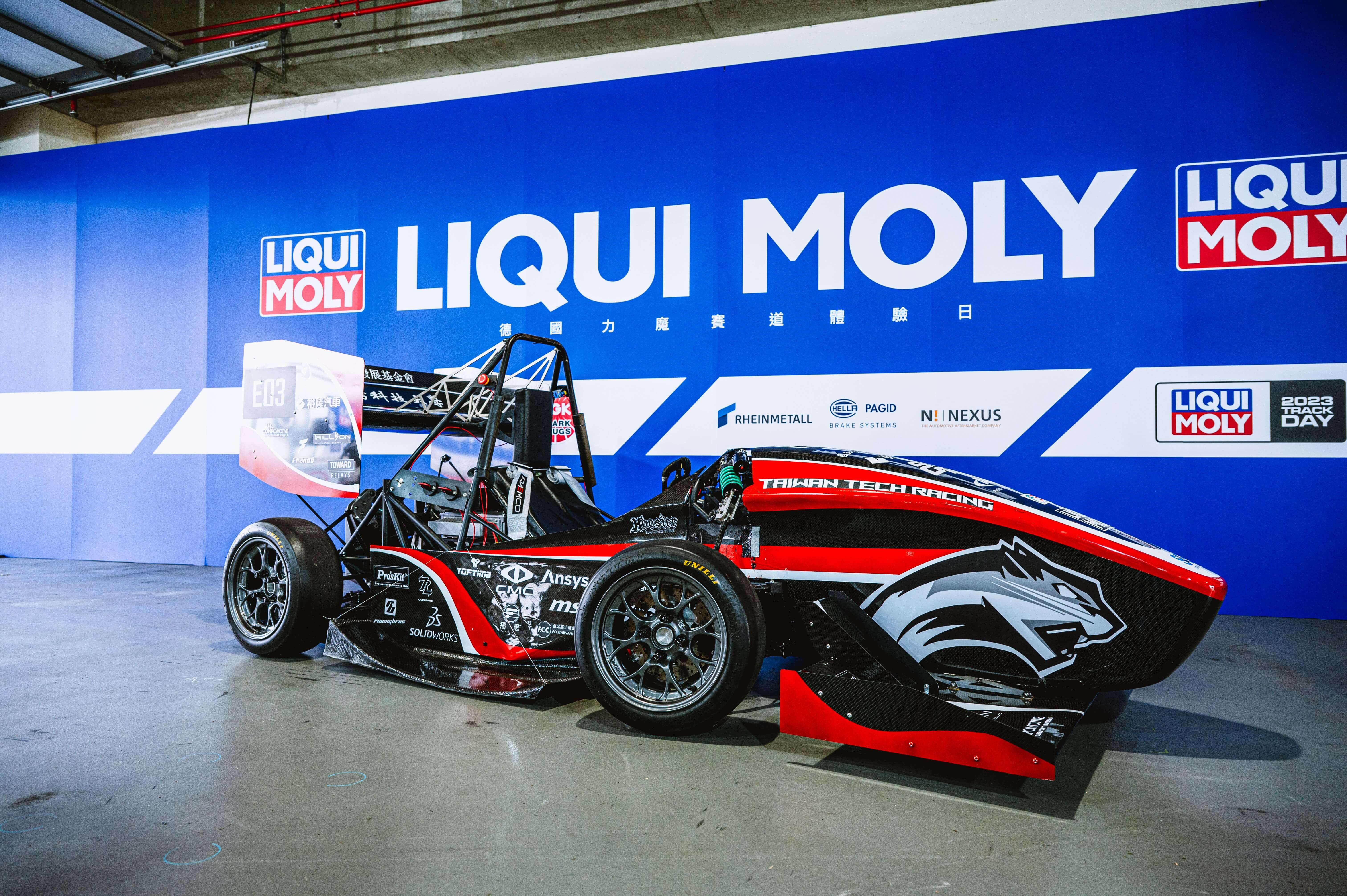 臺科大方程式賽車隊受邀於 9月24日LIQUI MOLY 賽道日展出。