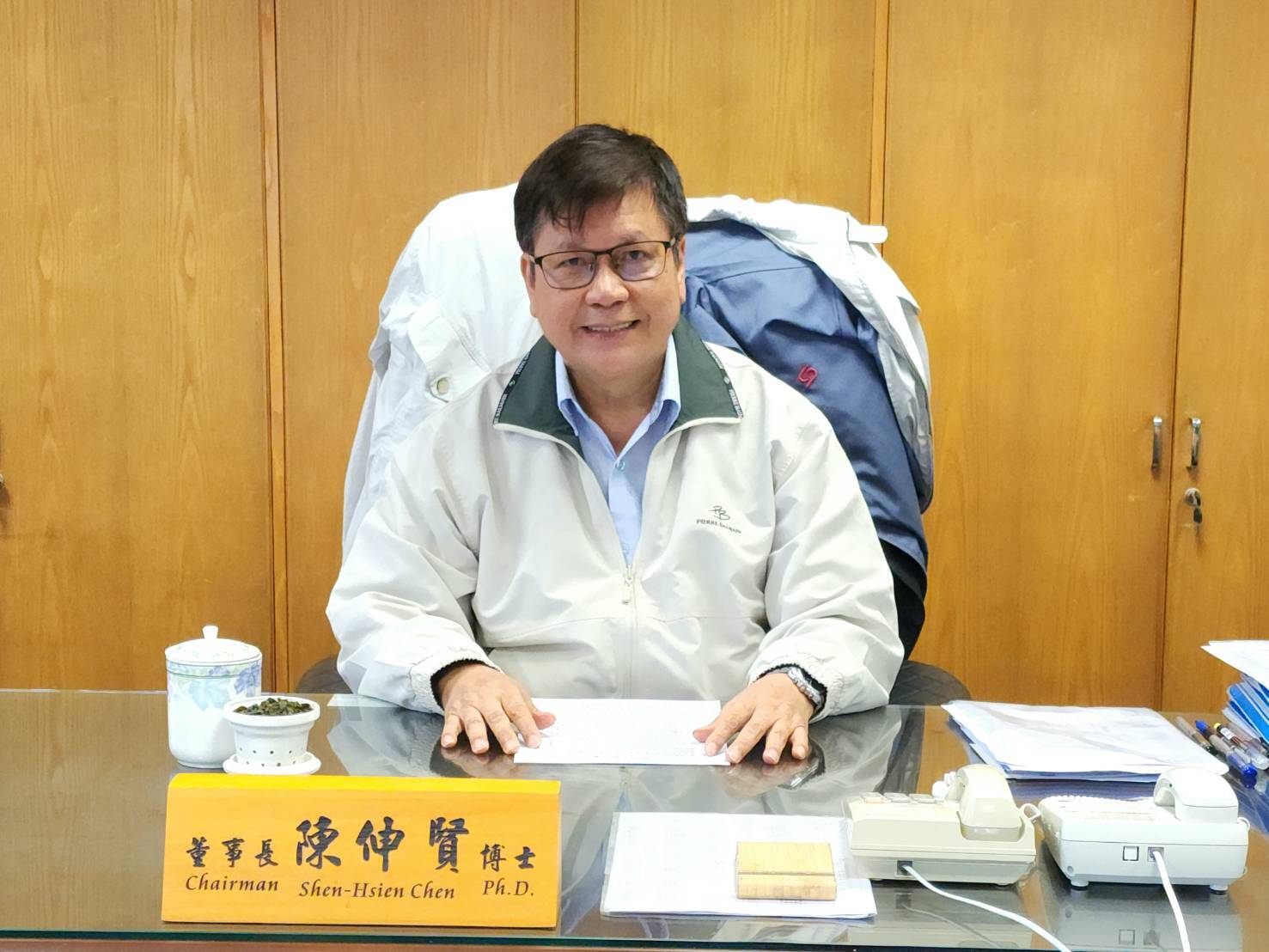 臺科大校友服務組專訪111年傑出校友-中興工程顧問公司陳伸賢董事長(民96年營建工程系博士班畢)