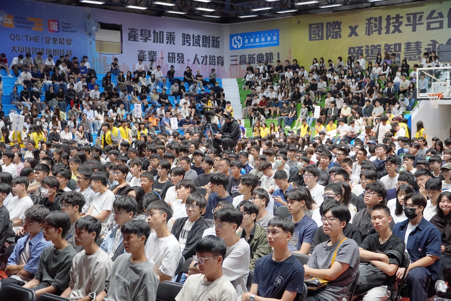 臺科大今（4）日舉行2026新生入學指導活動，新生齊聚校園，正式展開大學生活。