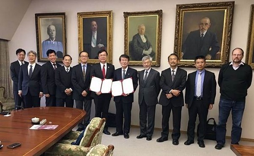 台科大與九州大學更簽訂碩士雙聯學位。