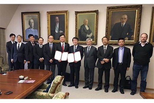 臺科大與九州大學簽訂校級合約,更簽訂碩士雙聯學位。