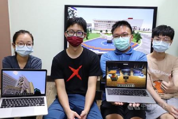 臺科大資工系團隊 打造臺科大麥塊虛擬校園，中央社報導共1張