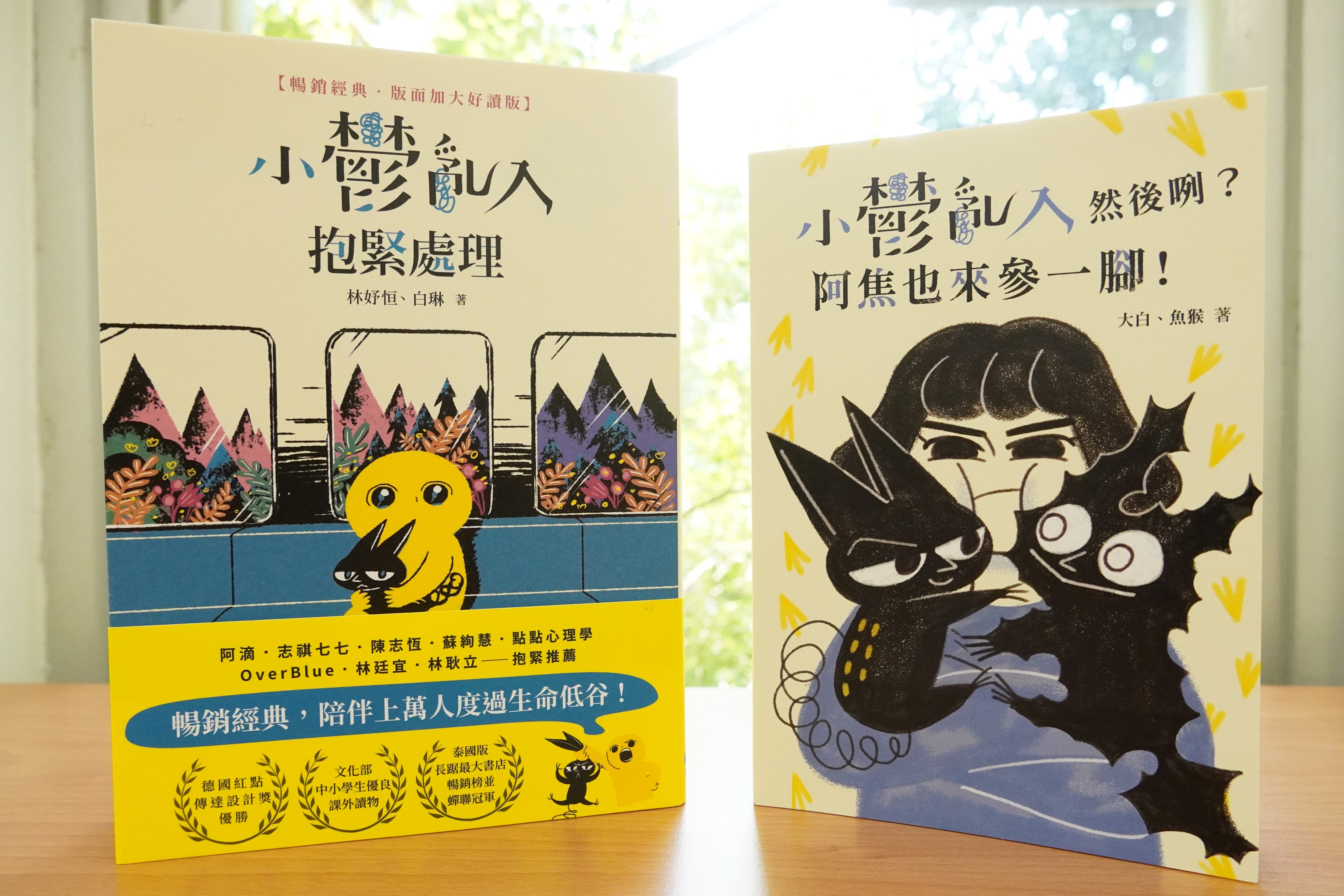 除《小鬱亂入，抱緊處理》外，白琳與林妤恒也募資獨立出版《小鬱亂入然後咧？阿焦也來參一腳！》，以漫畫形式紀實分享白琳確診焦慮症與憂鬱症的心路歷程。
