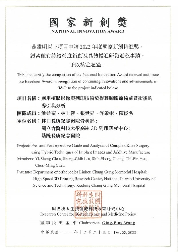 2022國家新創精進獎