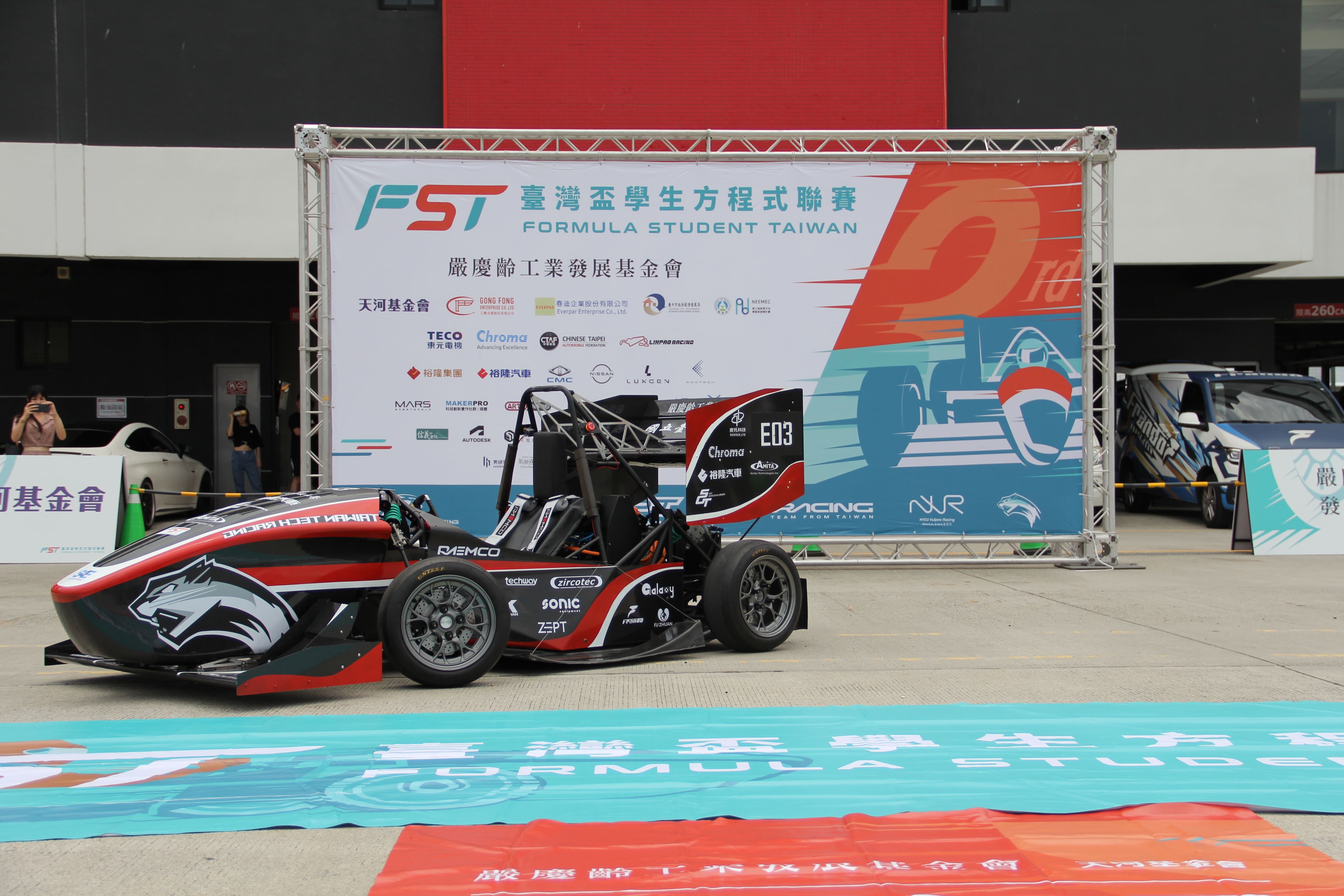 臺科大方程式賽車隊參與7月18日FST 臺灣盃學生方程式聯賽。