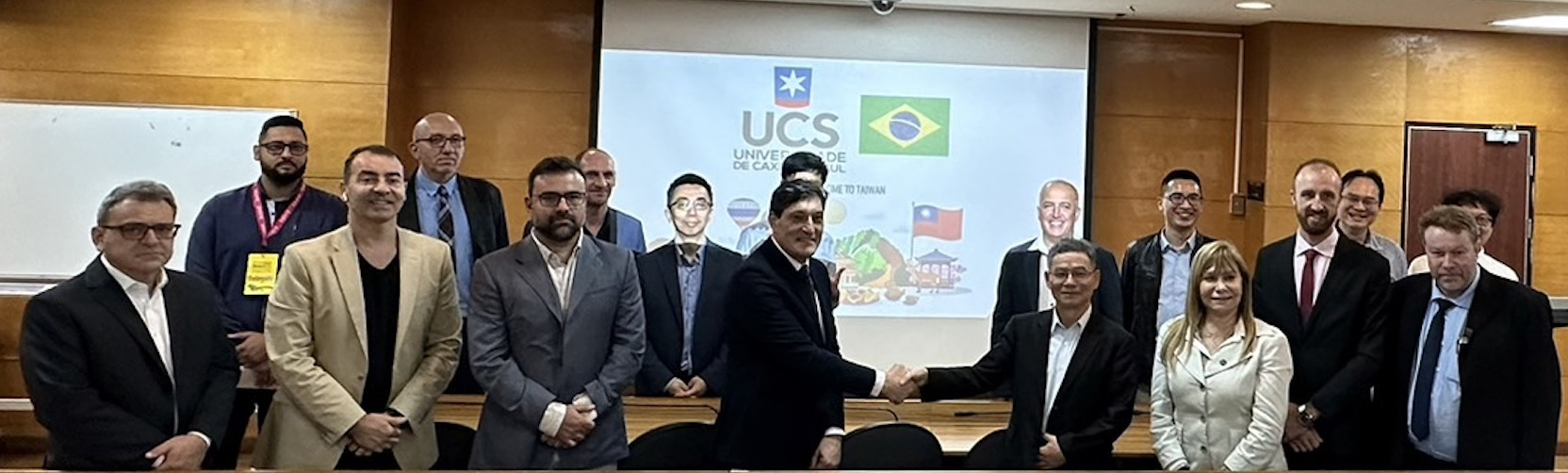 巴西南大河大學校長瑞契(Gelson Rech)率團前來本校進行訪問