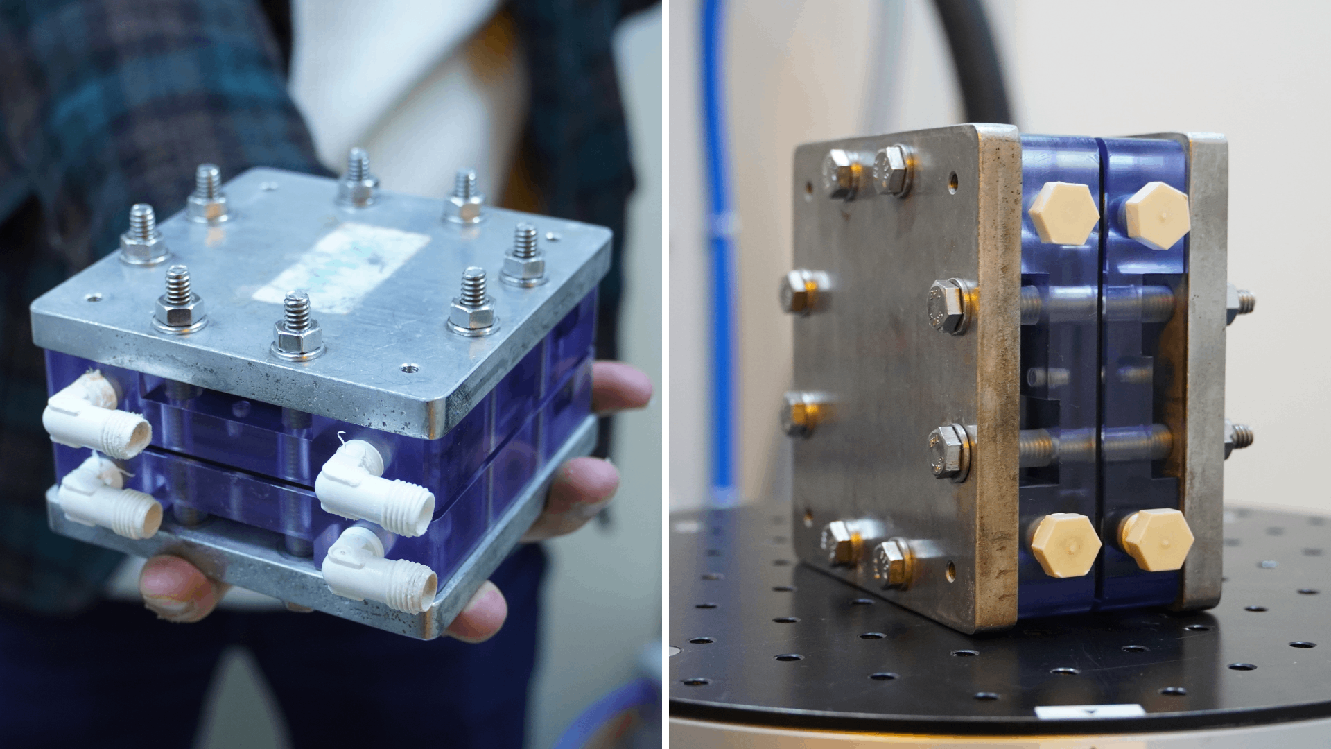 Taiwan Tech’s Advanced Manufacturing R&D Center has independently developed a flow battery and utilized the 3D X-ray computed tomography system for analysis. By integrating the R&D and testing processes, the overall research efficiency is significantly enhanced.