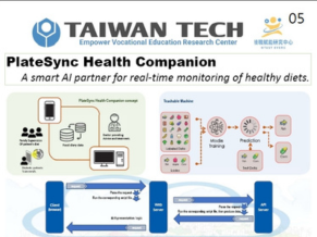 Taiwan Tech and New Taipei Industrial Vocational High School win gold in Poland with AI Smart Diet Monitoring System